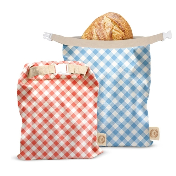 2 Pcs Reusable Bread Bags - Picture 1 of 7